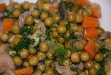 Mantarlı Bezelye Tarifi ve Malzemeleri