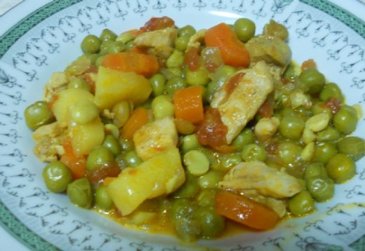 Tavuk Etli Bezelye Tarifi ve Malzemeleri