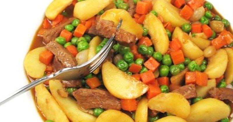 Kuşbaşılı Bezelye Tarifi ve Malzemeleri